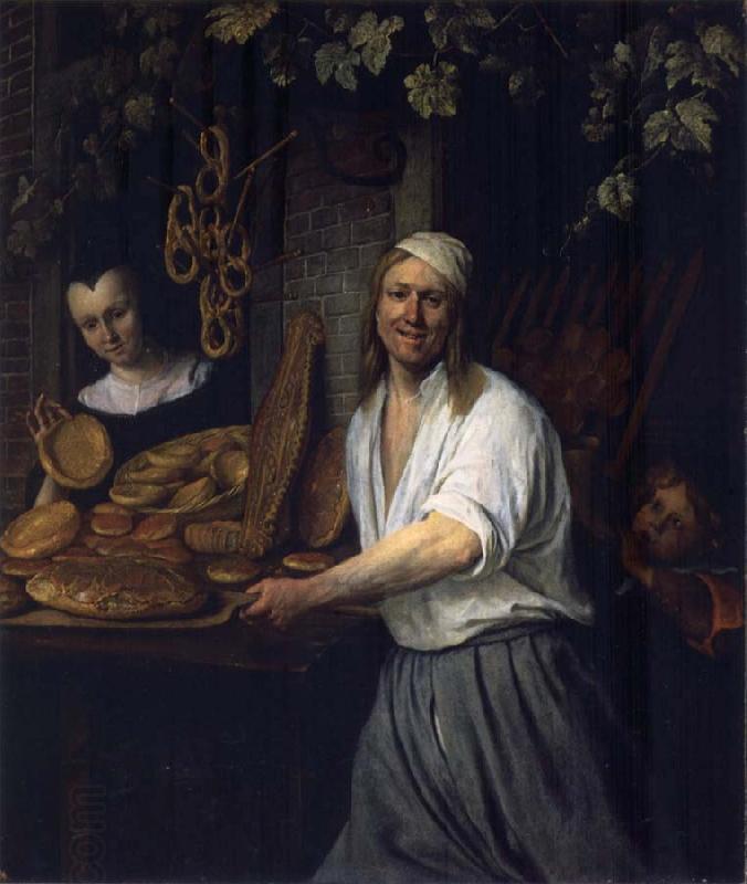 Jan Steen The Leiden Baker Arent Oostwaard and his wife Catharina Keizerswaard China oil painting art